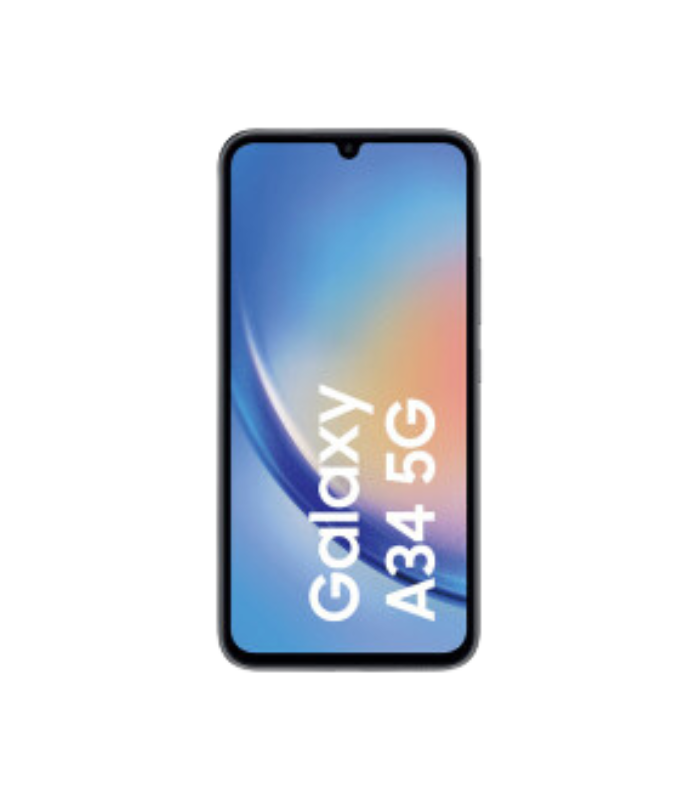 Samsung Galaxy A34 5G (128GB, Dual SIM, Black)