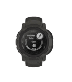 displays a Garmin Instinct 2 Solar smartwatch